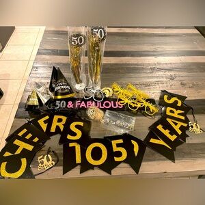 🎉Lot 50th Birthday Decorations